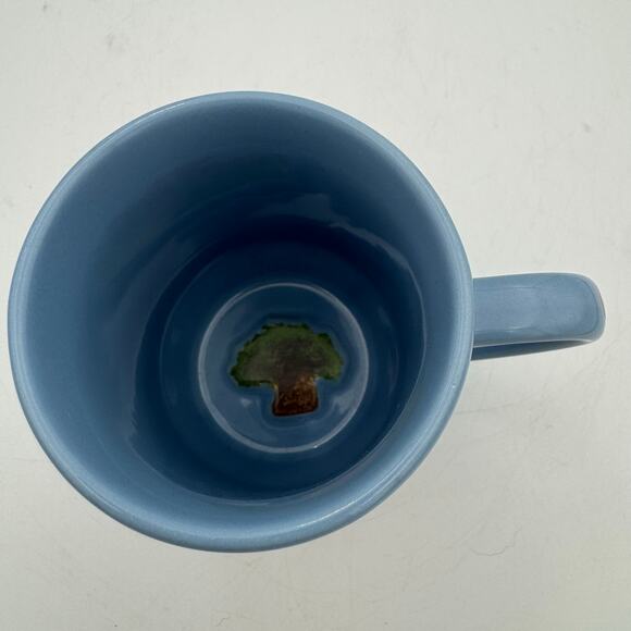 Disney Animal Kingdom 2010 Tree of Life Mug Blue Wildlife Ceramic Souvenir - Picture 3 of 7